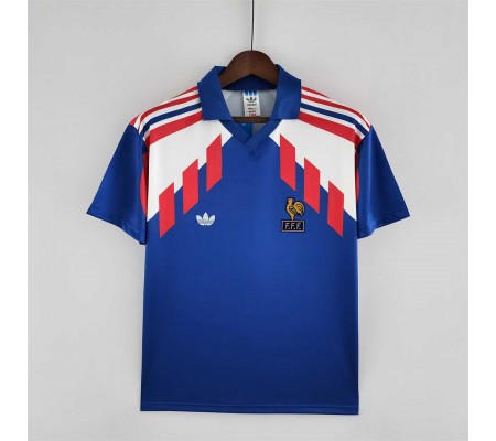 France 90/92 Home Soccer Jersey